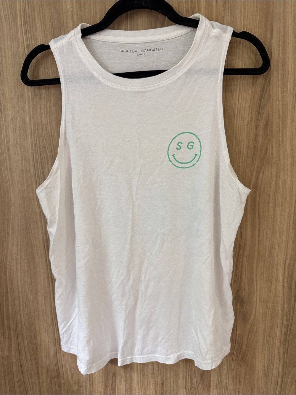 Spiritual Gangster Oversized White Tank